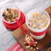 Take & Go Yogurt Cups, Colorful Set of 4 - CRYSTALIA GLASS